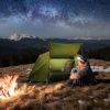 84.6*34.5*49.2in military green camping tent with tent storage bag and camp bed