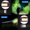 Mini Led Flashlight With Storage Box Portable Rechargeable Zoom