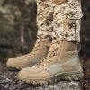 New Men's Military Boots High Top Outdoor Hiking Shoes